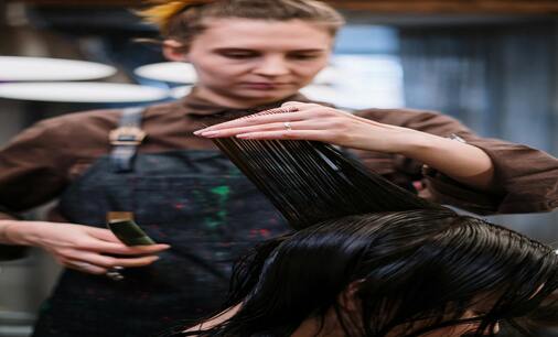 ladies hair cut Chhorepatan Pokhara Aastha Beauty