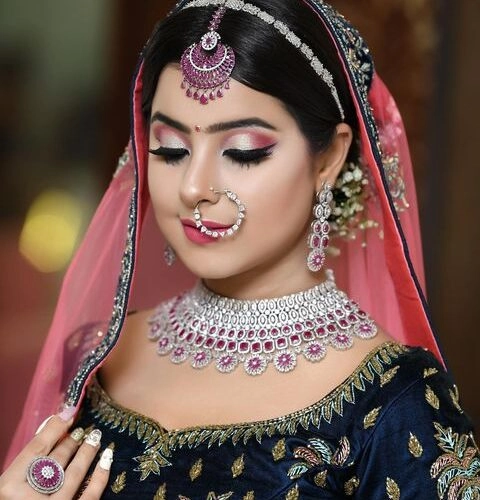 Aastha Beauty Lounge Chhorepatan Pokhara bridal makeup, facial, hair treatment, nail art, and premium beauty salon services near Davis Falls