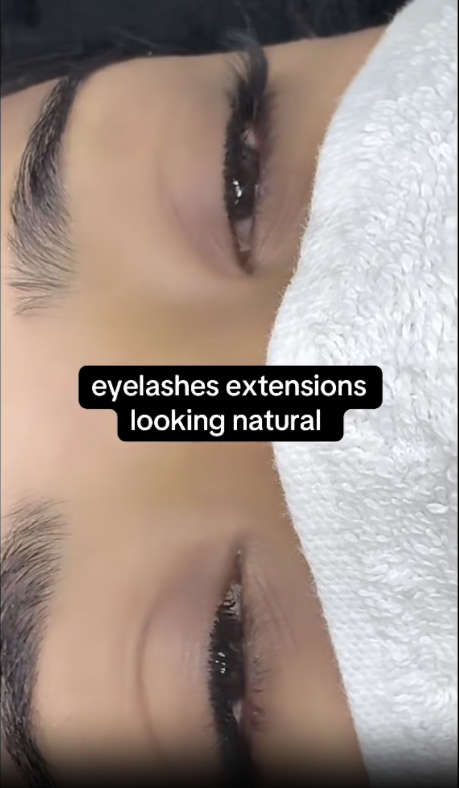 Professional eyelash extensions at Aastha Beauty Lounge