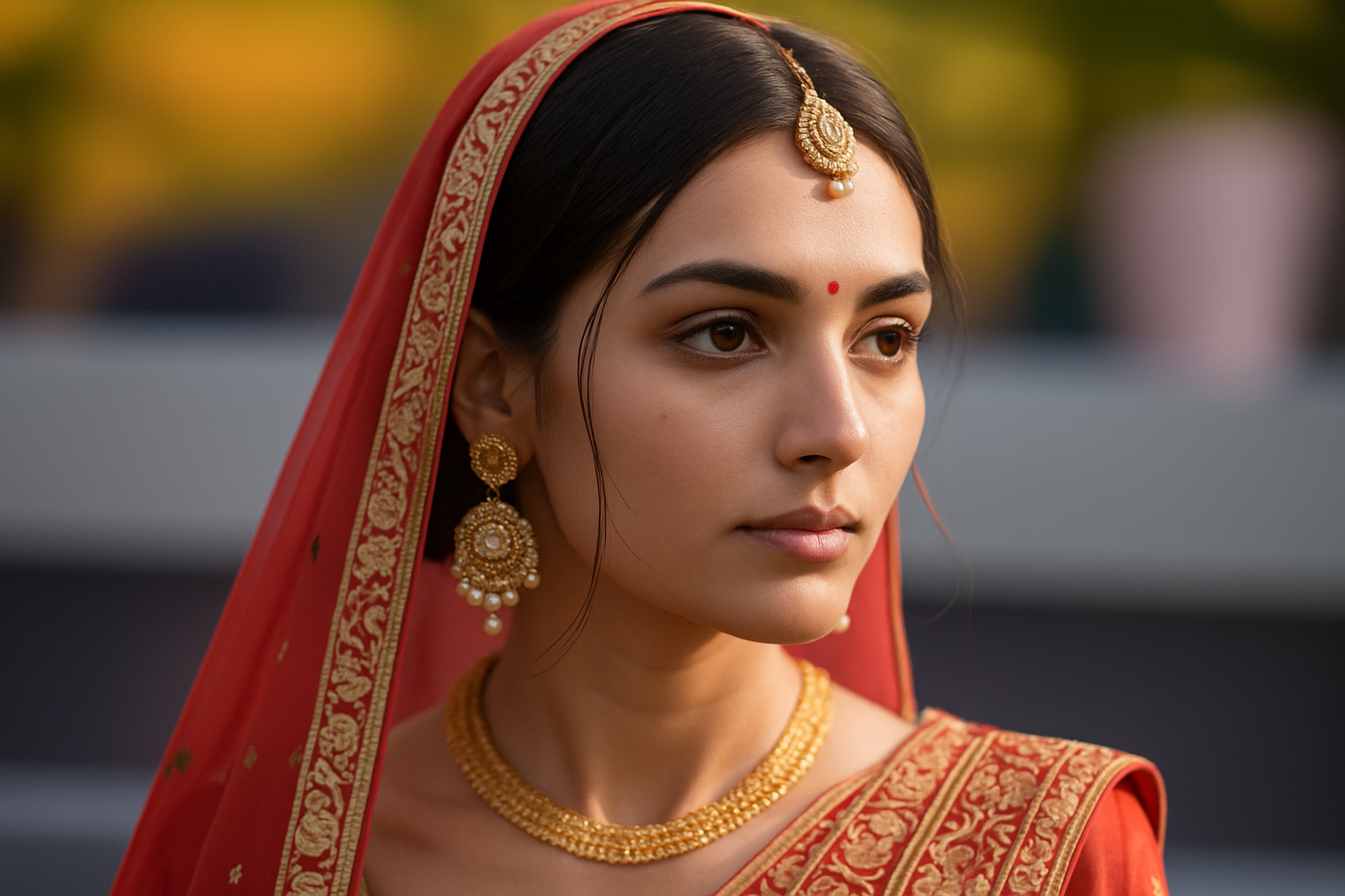 Before bridal makeup at Aastha Beauty Lounge